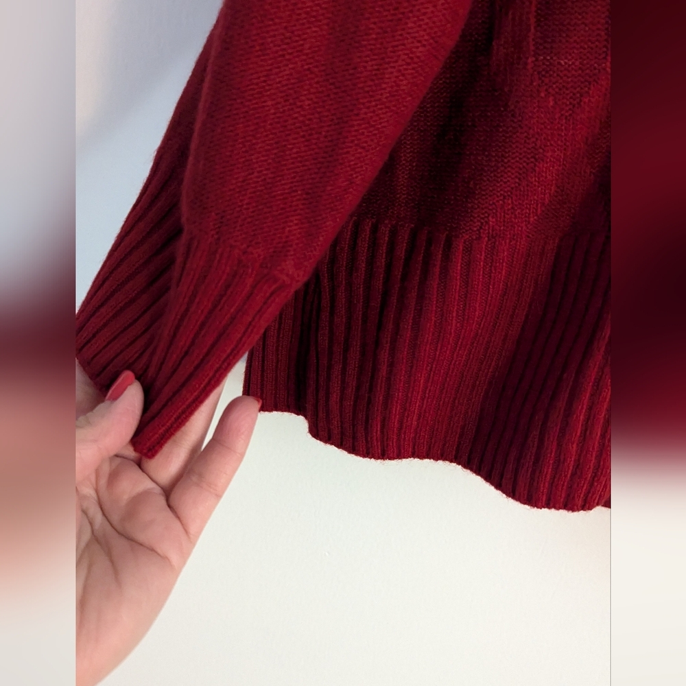 Red Cowl Neck Sweater by ALYX - Picture 5 of 12